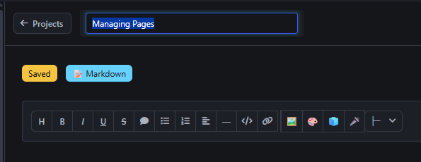 Edit Page Title